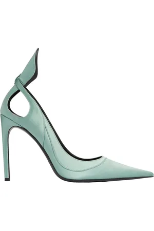 Nina Ricci Satin Pumps With Bow Detail