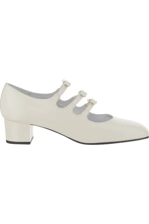 Carel Pumps, female, , 3 UK, Leather Mary Jane Pumps with Bows
