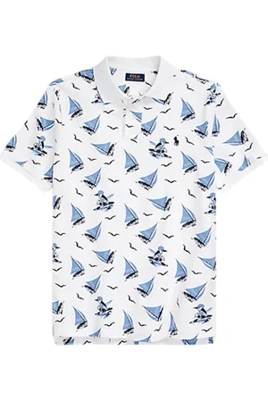 Ralph Lauren Polo Shirts, male, , S, Nautical Pattern Polo Shirt