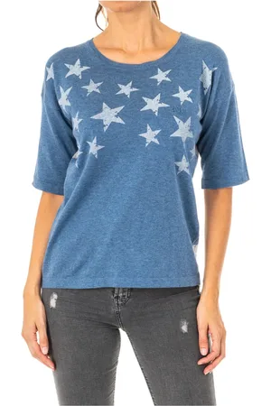 La Martina T-Shirts, female, , M, 3/4 Sleeve Jersey with Star Design