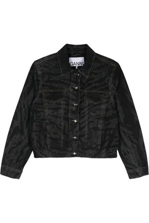 Ganni Denim Jackets, female, , M, Denim Bomber Jacket