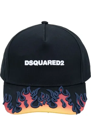 Dsquared2 Caps, unisex, , ONE SIZE, Flame Detail Baseball Cap