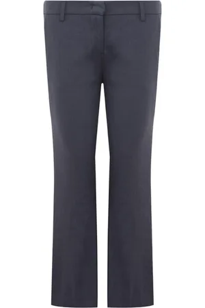 LARDINI Chinos, female, , XS, Linen Blend Chino Trousers