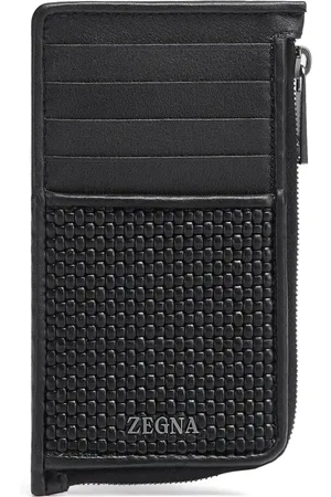 Ermenegildo Zegna Wallets & Cardholders, unisex, , ONE SIZE, Woven Leather Wallet