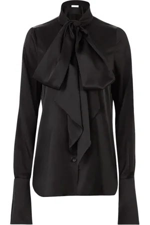 Nina Ricci Shirts, female, , L, Satin Lavaliere Shirt