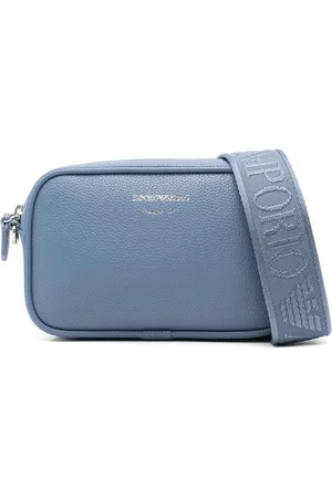 Emporio Armani Cross Body Bags, female, , ONE SIZE, Grey Shoulder Bag with Logo Jacquard