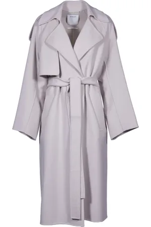 Sportmax Trench Coats, female, , 3XS, Fiore Belted Long-sleeved Coat
