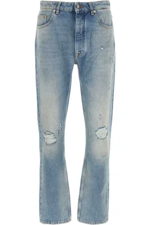 Palm Angels Straight Jeans, male, , W32, Classic Denim Jeans