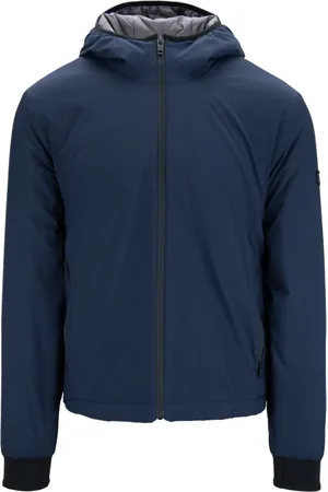 FAY Winter Jackets, male, , S, Button Zipper Hooded Puffer Jacket