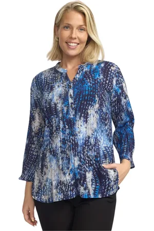 2-Biz V-Neck Blouse Amoa.Wi24