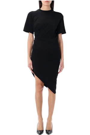 MUGLER Draped Pierced Day Dress