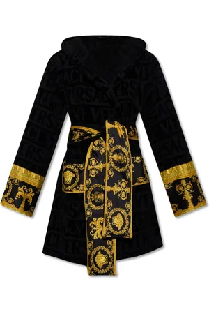 VERSACE Robes, male, , M, Patterned bathrobe