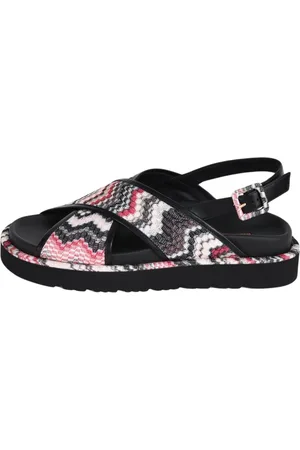 Missoni Flat Sandals, female, , 5 UK, Crossed Strap Low Sandals Allan Model