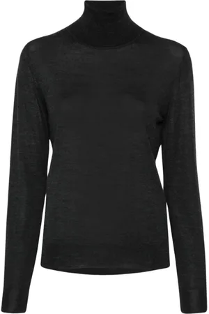 P.A.R.O.S.H. Turtlenecks, female, , M, Anthracite Knit Turtleneck