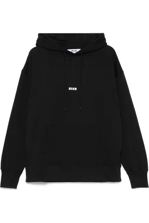 Msgm Hoodies, male, , S, Nero Sweatshirt