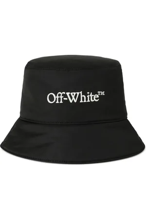 OFF-WHITE Bookish Embroidered Logo Bucket Hat