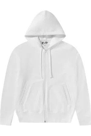 Comme des Garçons Zip-throughs, male, , L, Hooded Sweatshirt with Back Print