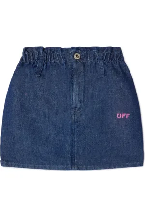 OFF-WHITE Skirts, female, , 10 Y, Denim Mini Skirt