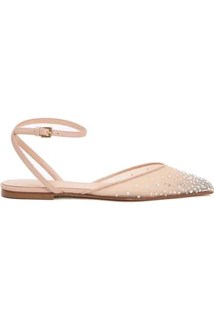 NINALILOU Ballerinas, female, , 4 1/2 UK, Rosa Rhinestone Ballerinas