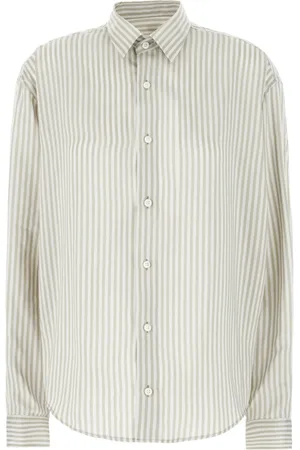 Ami Shirts, female, , L, Boxy Striped Shirt