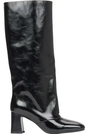 Estro Heeled Boots, female, , 6 UK, Patent Leather Knee-High Boots