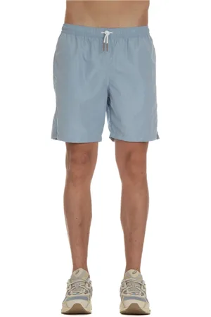ELEVENTY Beachwear, male, , 2XL, Quick-Drying Solid Color Swim Shorts