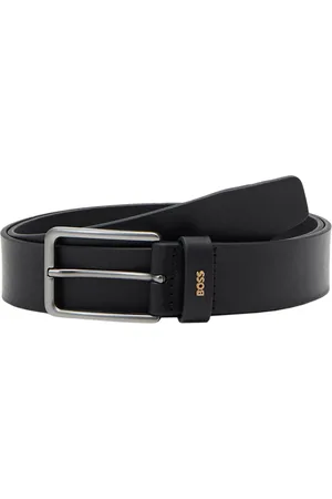 HUGO BOSS Belts, male, , 95 CM, Leather Logo Belt