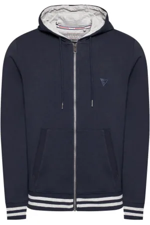 Guess Zip-Up Sweatshirt with Grey Zipper