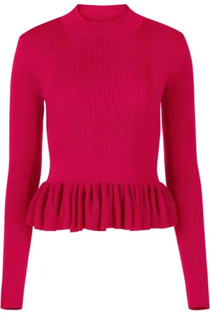 Nina Ricci Ruffle Peplum Jumper