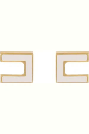 Elisabetta Franchi Earrings, female, , ONE SIZE, Double C Metal Earrings