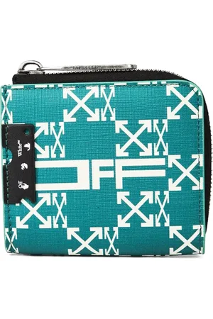 OFF-WHITE Wallets & Cardholders, male, , ONE SIZE, Monogram Zip Around Wallet