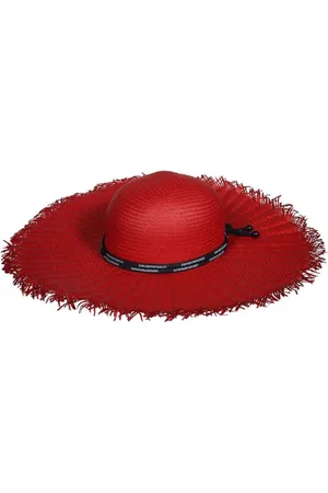 Emporio Armani Hats, female, , ONE SIZE, Wide Brim Woven Straw Hat