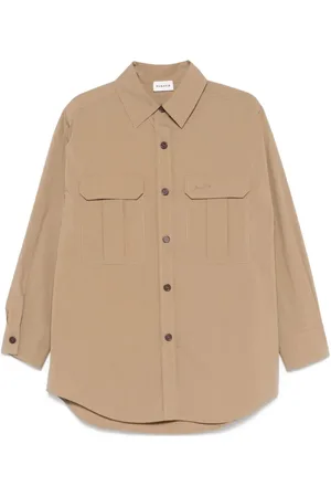 P.A.R.O.S.H. Shirts, female, , S, Nylon And Cotton Blend Shirt