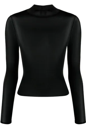 Courrèges Blouses, female, , S, Mockneck 2nd Skin Top