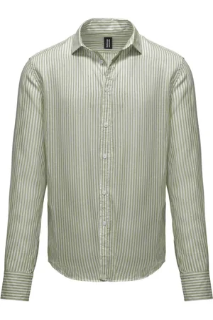 Bomboogie Striped Linen/Cotton Shirt