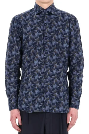 BARBA Casual Shirts, male, , L, Floral Linen Dandylife Shirt