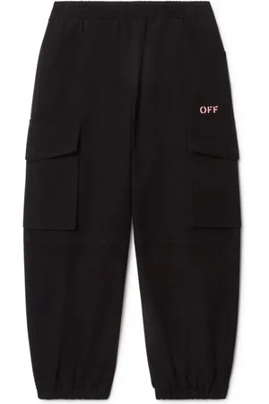 OFF-WHITE Trousers, female, , 10 Y, Off Stamp Cargo Trousers