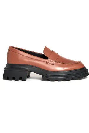 Hogan Loafers, female, , 6 UK, Leather Moccasin Loafer