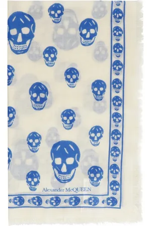Alexander McQueen Winter Scarves, female, , ONE SIZE, Printed Wool Scarf
