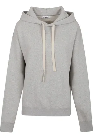 Jil Sander Hoodies, female, , S, Casual Cotton Blend Hoodie Sweatshirt