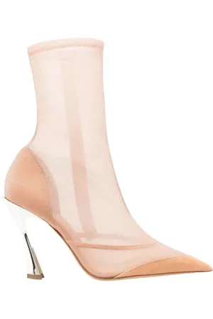 MUGLER Heeled Boots, female, , 5 1/2 UK, Mesh Ankle Boots
