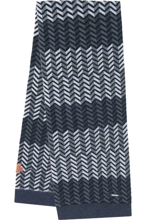 Missoni Scarves, male, , 4 Y, Zigzag Wool Scarf in