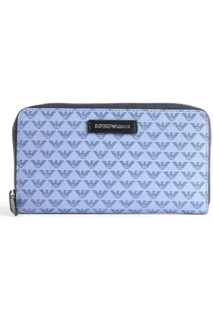 Emporio Armani Wallets & Cardholders, female, , ONE SIZE, Zip Around Monogram Wallet