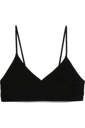 Norma Kamali Cropped Top with Thin Straps