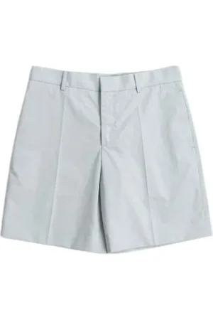 OFF-WHITE Short Shorts, female, , XL, Sky- Cotton Shorts