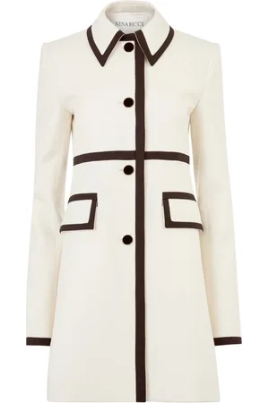 Nina Ricci Wool Gabardine Coat