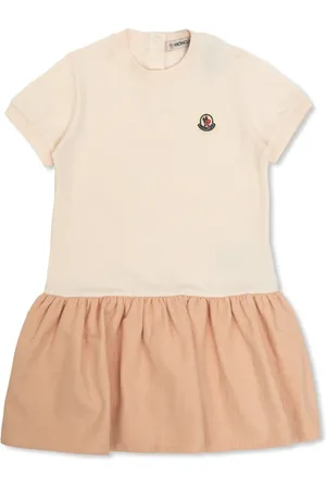 Moncler Dresses, unisex, , 18 M, Dress with Logo Patch