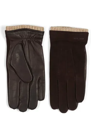 Howard London Dark Leather Gloves