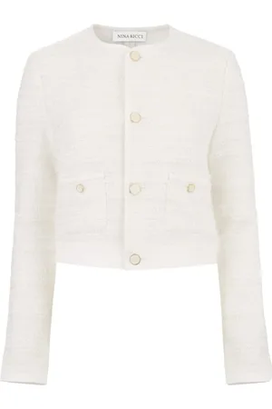 Nina Ricci Tweed Jackets, female, , L, Tweed Cardigan