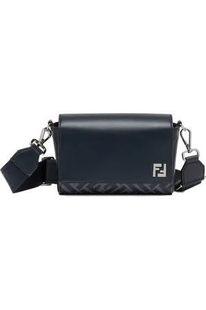 Fendi Cross Body Bags, male, , ONE SIZE, Squared FF Compact Bag